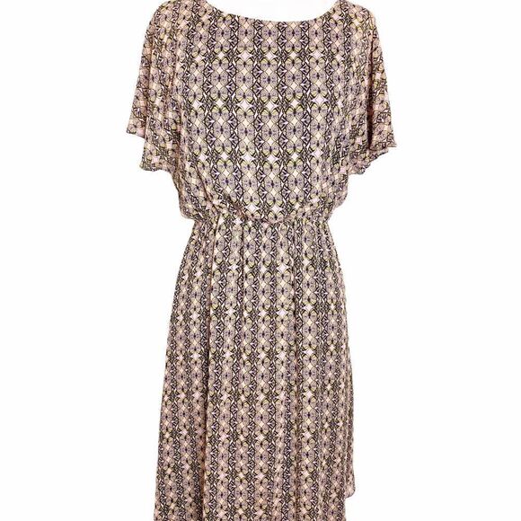 Victoria’s Secret Womens Butterfly Midi Dress Size XS Pink Flutter Sleeve - Picture 10 of 10